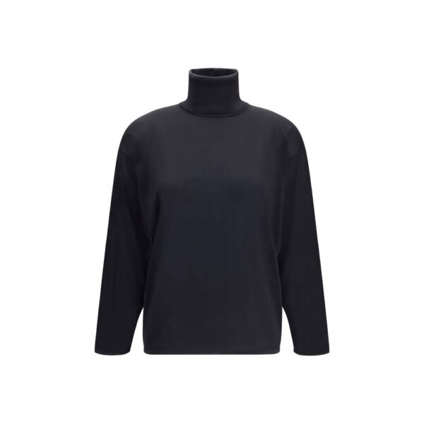 Black Silk Sweatshirt