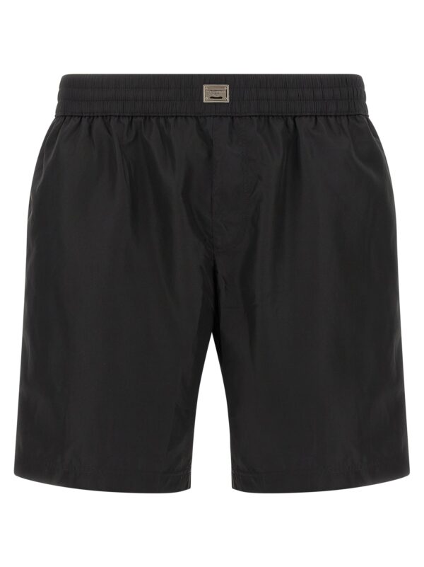 Black Polyamide Swim Shorts