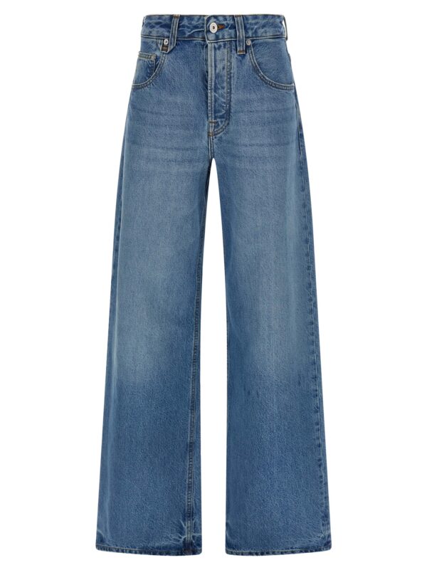 Blue Cotton Jeans Denim