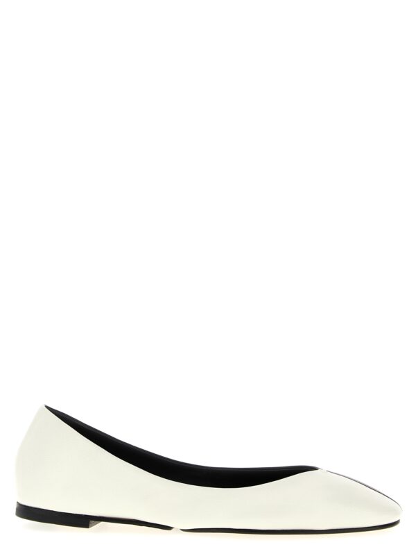 Bicolor Lamb Leather Ballet Flats