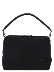 Black Polyamide Shoulder Bag