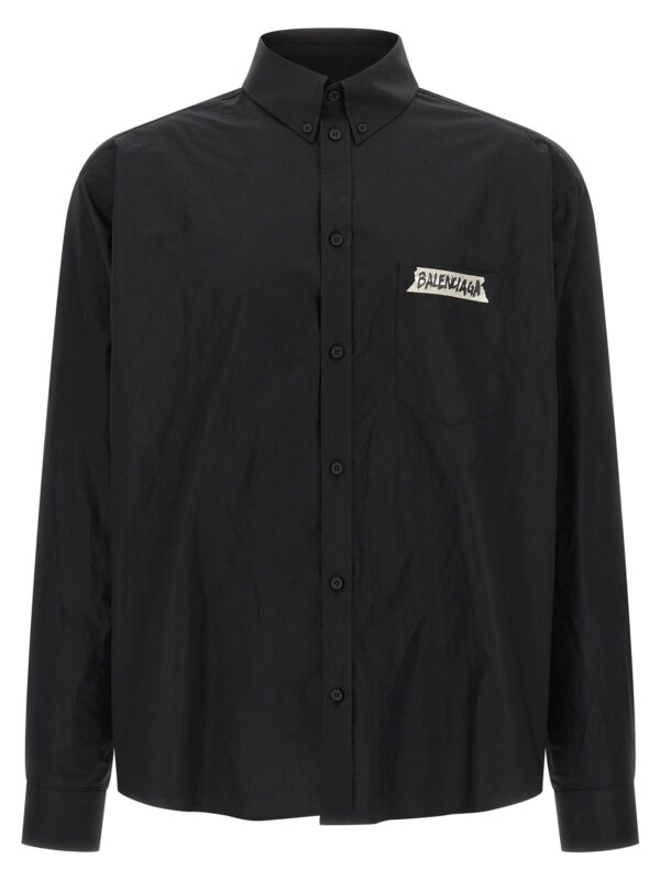 Black Cotton Blouse
