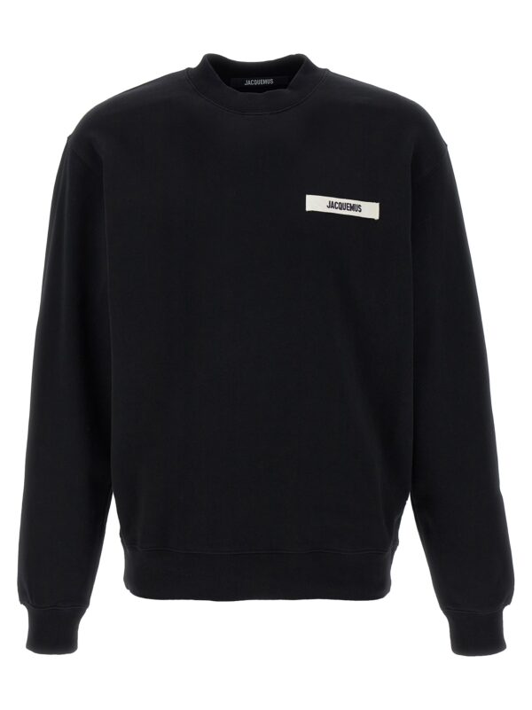 Black Cotton Sweatshirt