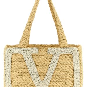 White Viscose Tote Bag