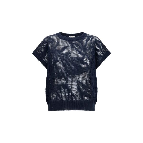 Blue Linen T-Shirt