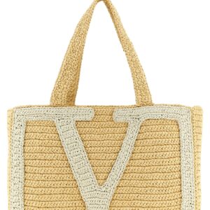White Viscose Tote Bag