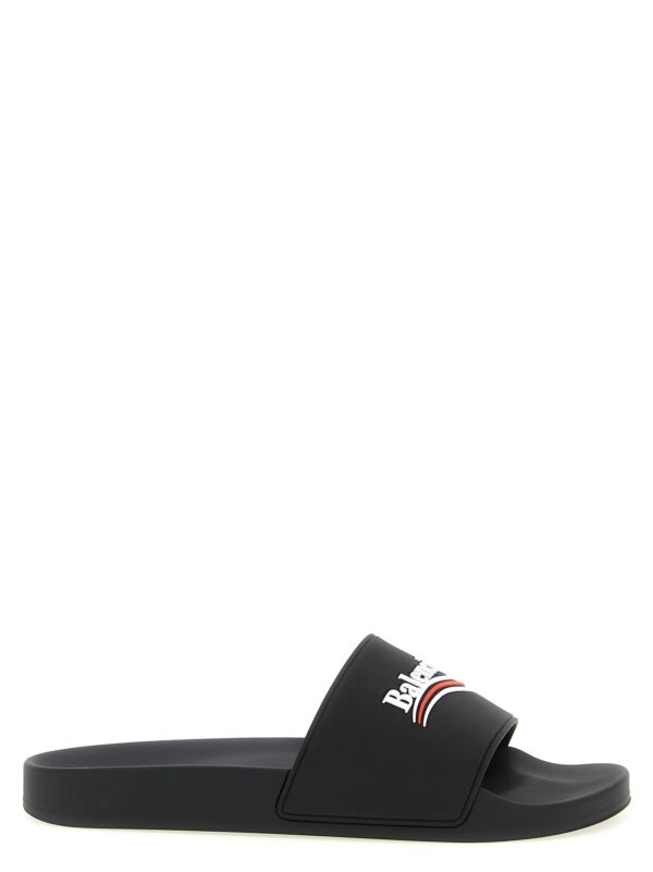 Black Plastic Slides