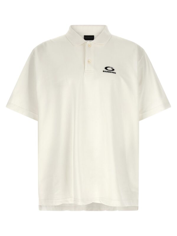 White Cotton Polo Shirt