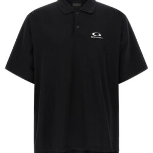 Black Cotton Polo Shirt