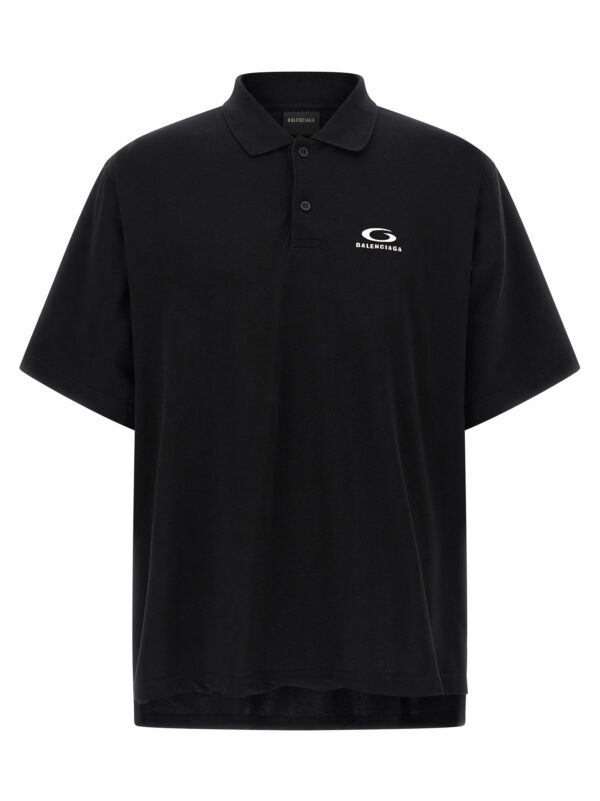 Black Cotton Polo Shirt