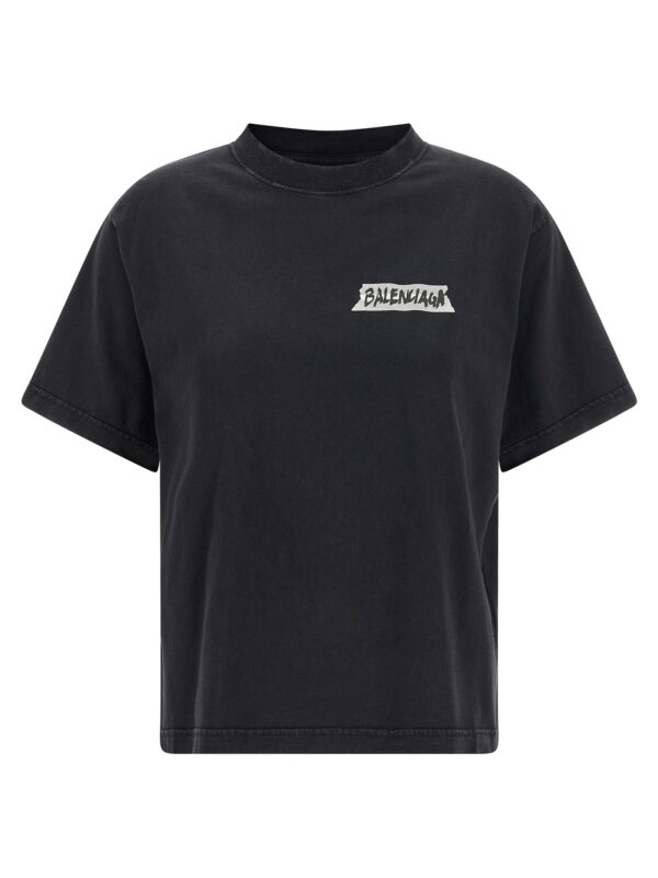 Black Cotton T-Shirt