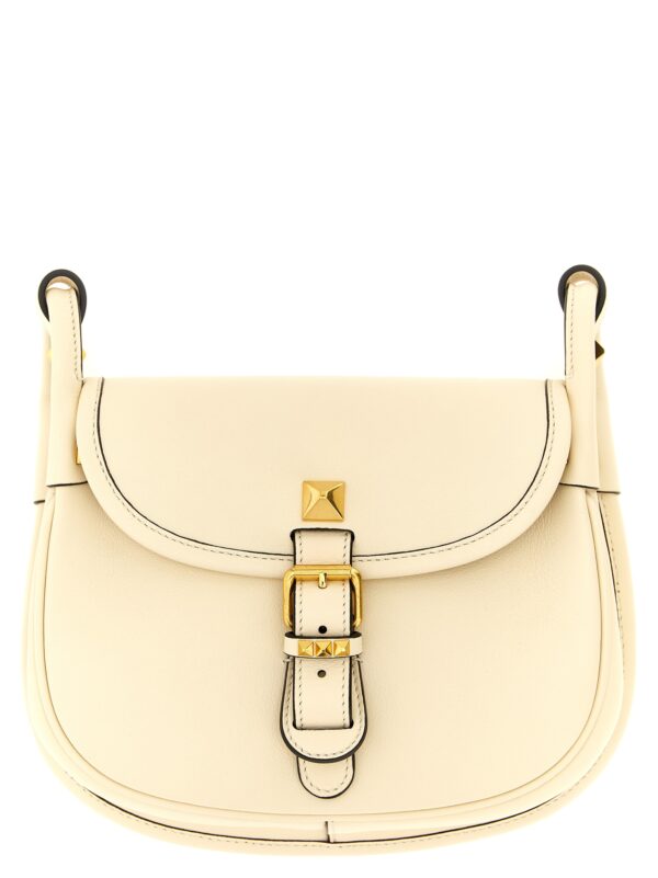 White Calfskin Shoulder Bag