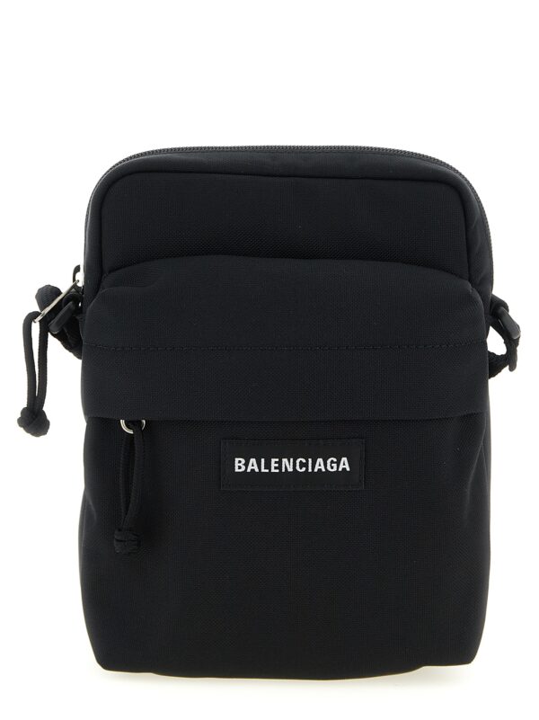 Black Polyamide Crossbody Bag
