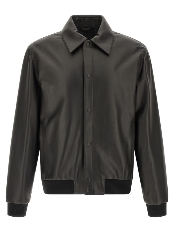 Black Lamb Leather Leather Jacket
