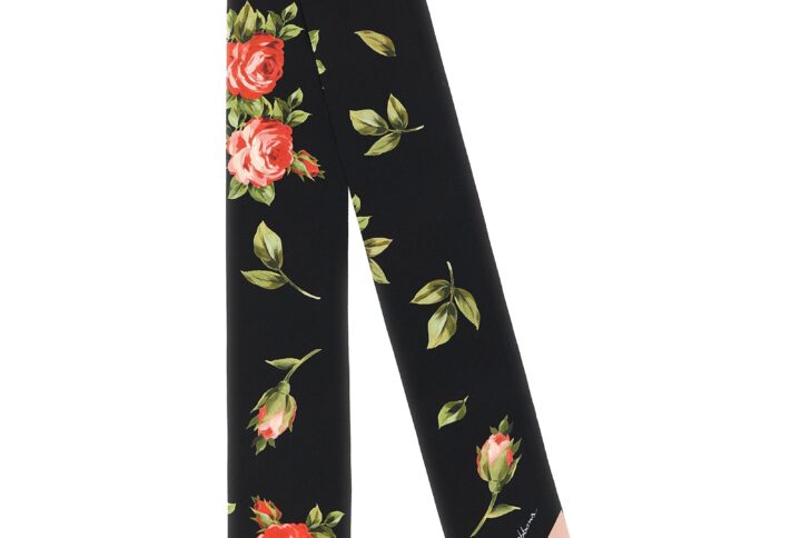 Black Silk Foulard - Jag Couture London