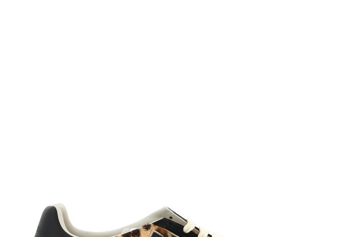 Multicolor Calfskin Low Top Sneakers | Jag Couture London – New York