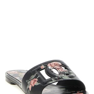 Black Calfskin Slides - Jag Couture London