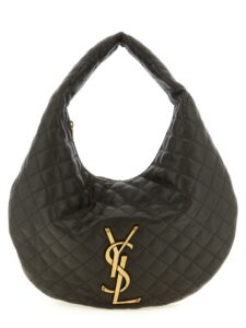 Brown Lamb Leather Shoulder Bag