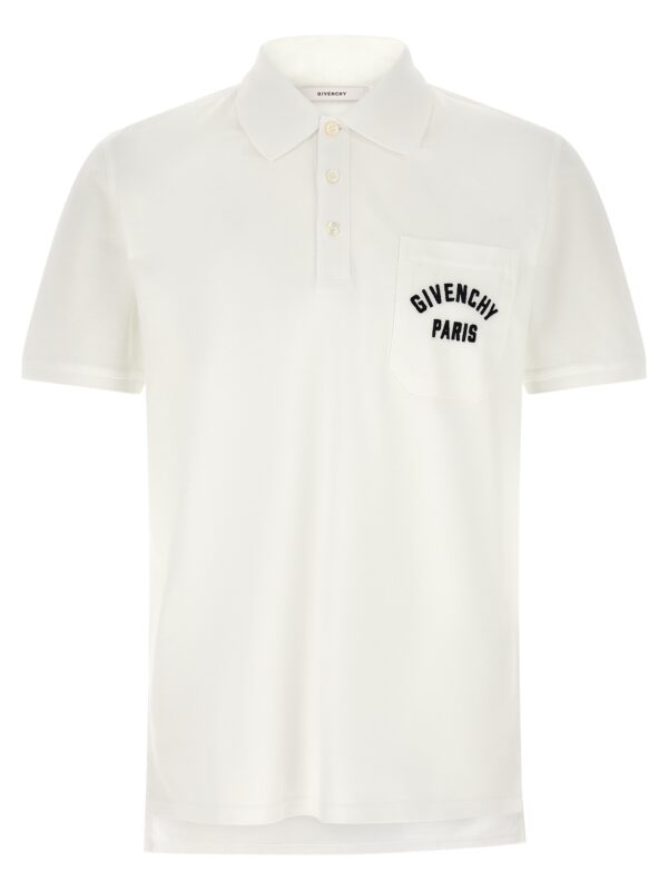 White Cotton Polo Shirt