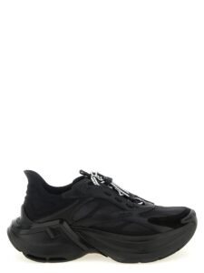 Black Calfskin Athletic Sneakers