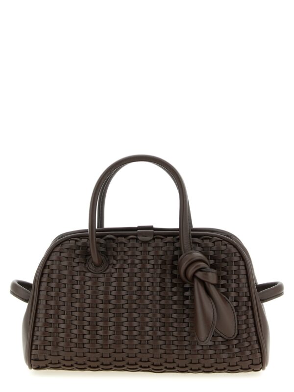 Brown Cotton Handbag