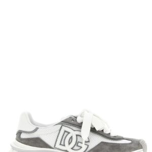 Gray Polyester Athletic Sneakers