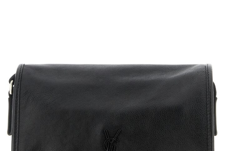 Black Calfskin Crossbody Bag - Jag Couture London