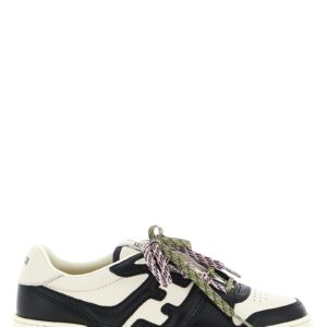 Bicolor Calfskin Athletic Sneakers - Jag Couture London