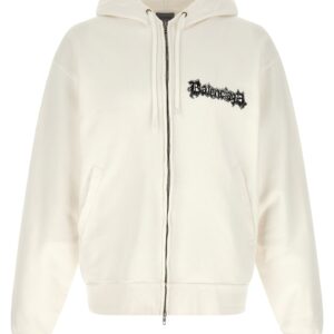 White Cotton Sweatshirt