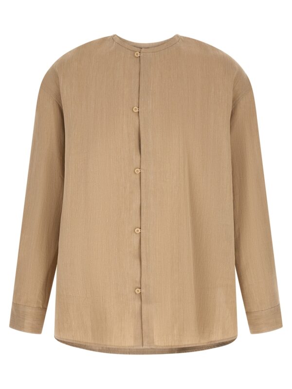 Beige Linen Blouse