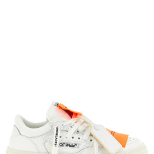 White Calfskin Athletic Sneakers
