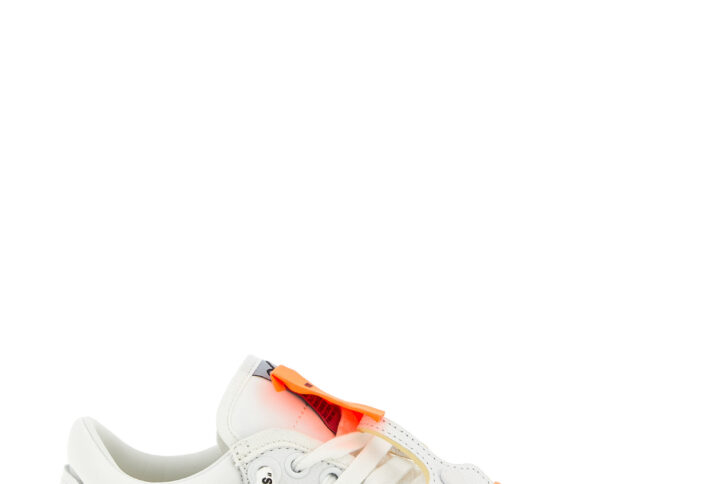 White Calfskin Athletic Sneakers - Jag Couture London