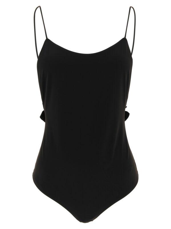 Black Polyamide One-Piece Swimsuit