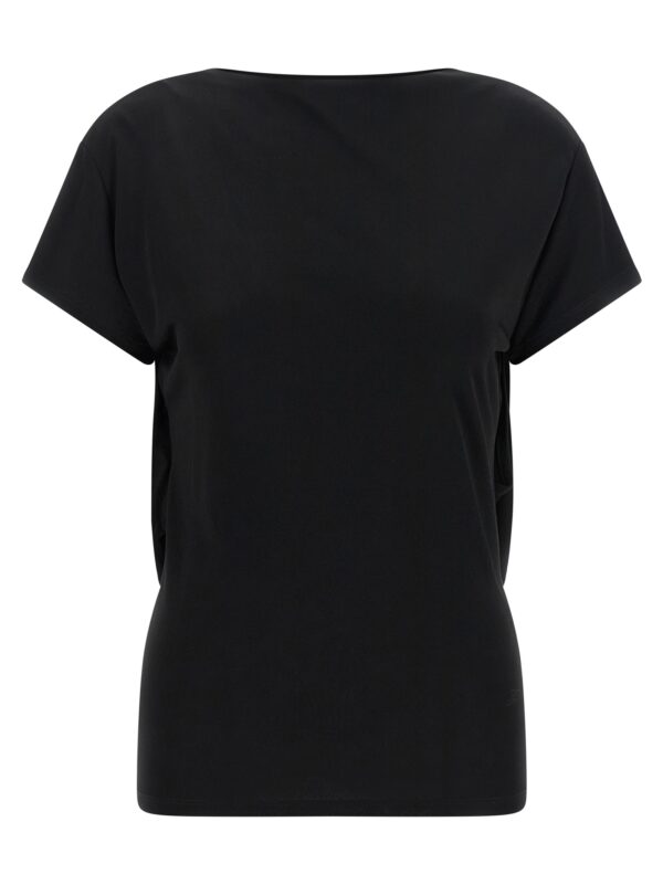 Black Viscose T-Shirt