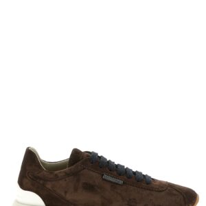 Brown Calfskin Athletic Sneakers