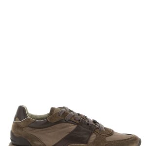 Bicolor Calfskin Athletic Sneakers