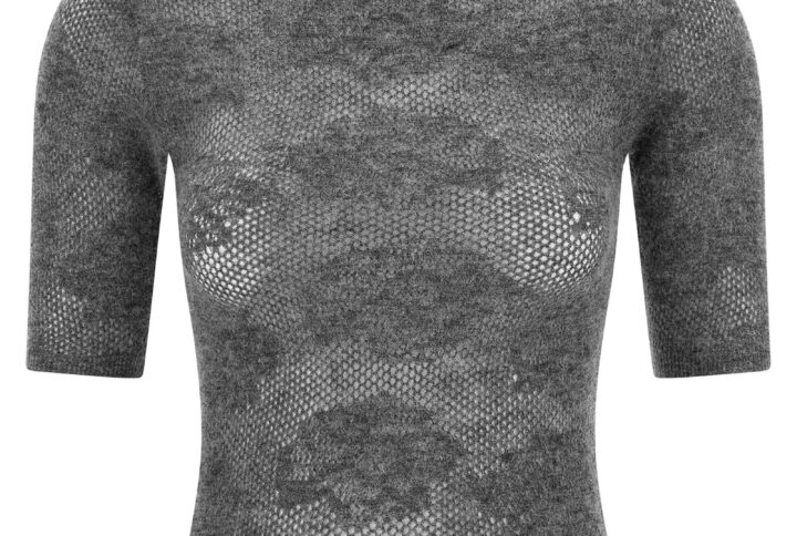Gray Silk Cardigan - Jag Couture London