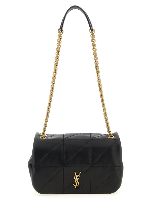 Black Lamb Leather Shoulder Bag