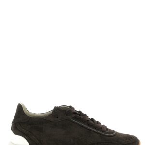 Brown Calfskin Sneakers