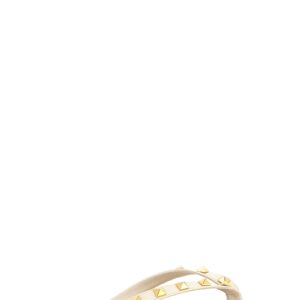 White Calfskin Slides
