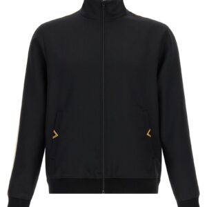 Black Polyester Sweatshirt