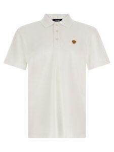 White Cotton Polo Shirt