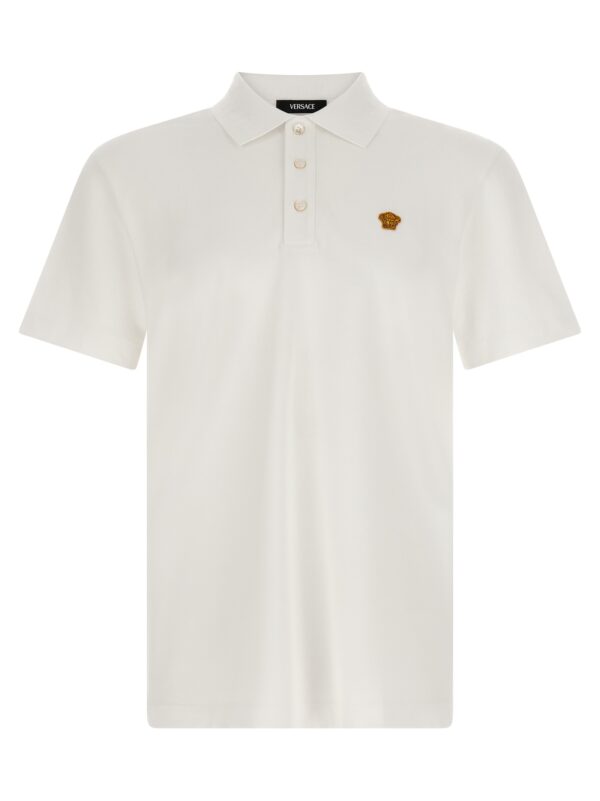 White Cotton Polo Shirt