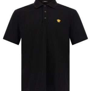 Black Cotton Polo Shirt