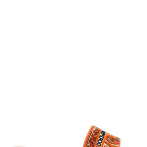 Orange Cotton Slides