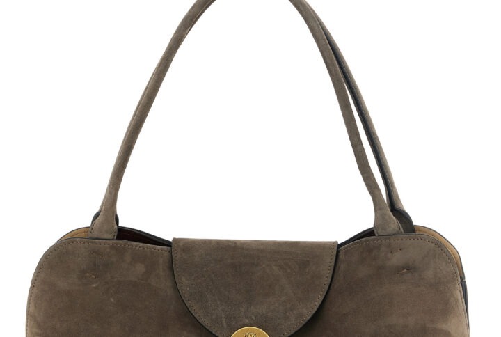 Brown Calfskin Shoulder Bag - Jag Couture London