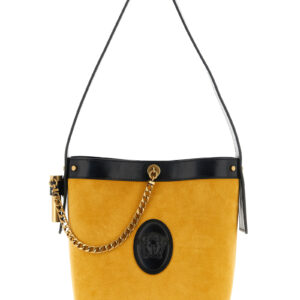 Bicolor Calfskin Shoulder Bag