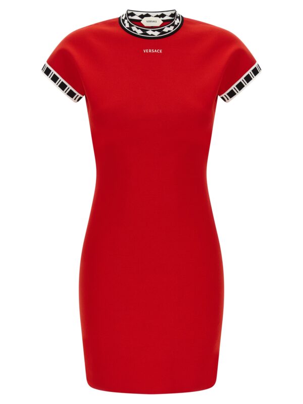 Multicolor Cotton Short Dress