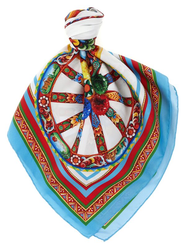 Multicolor Silk Foulard