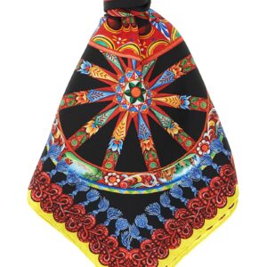 Multicolor Silk Scarf